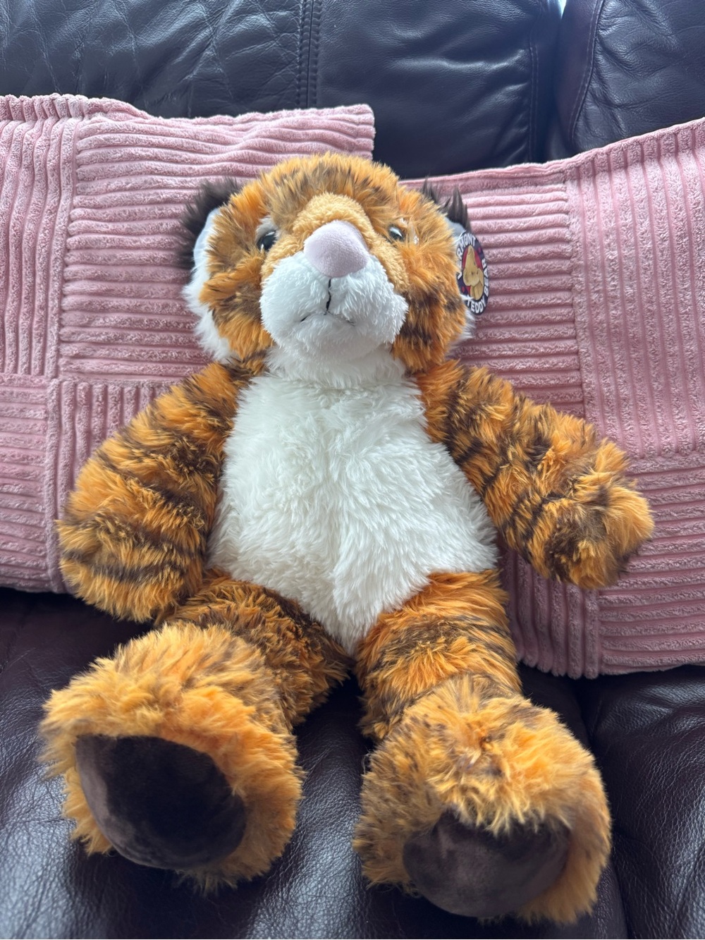 ❤️🔥Vermont Teddy Bear Tiger Plush 18" Peluche Tigre Nuevo